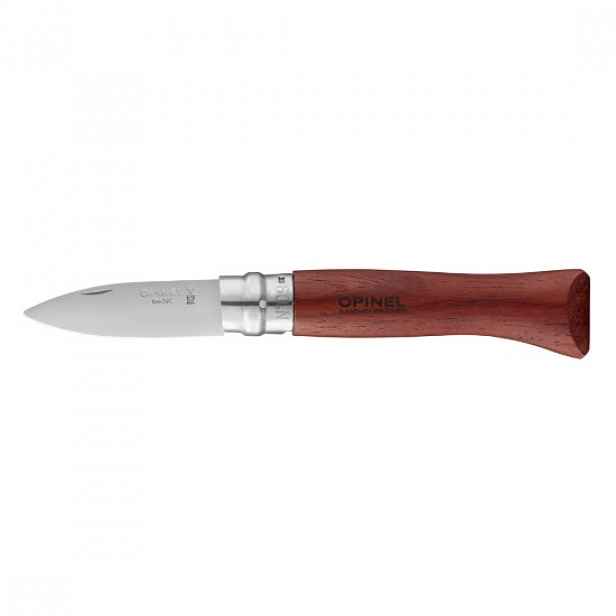Nůž na ústřice N°09, nerezová ocel, 6,5 cm, "Nomad Cooking", Padouk -