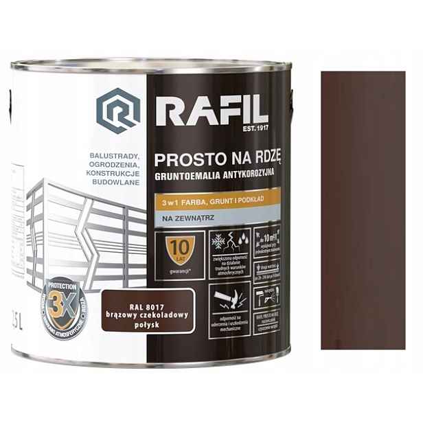 Rafil na rez 2.5L Čokoládový bronz 8017 Lesk