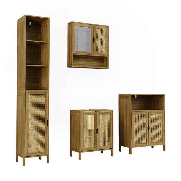Vicco BADMÖBEL-SET Liora, Bambus, 4dílná