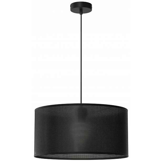 Závěsná stropní lampa Loft Shade černá 1xE27 40 cm, moderní