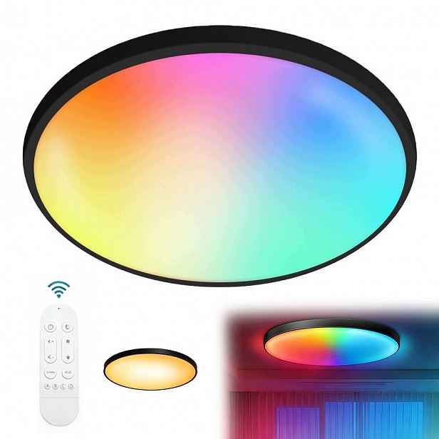 Lampa Stropní Svítidlo Led Rgb 2700K-6500K Wifi Tuya Dálkový Ovladač Rf Aplikace