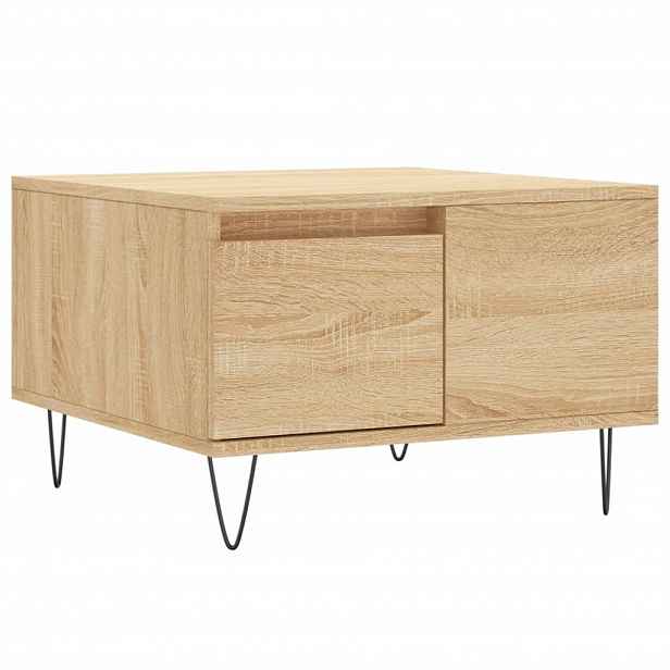 vidaXL Konferenční stolek dub sonoma 55x55x36,5 cm kompozitní dřevo