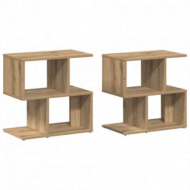 vidaXL Noční stolky 2 ks dub artisan 50x30x51,5 cm kompozitní dřevo