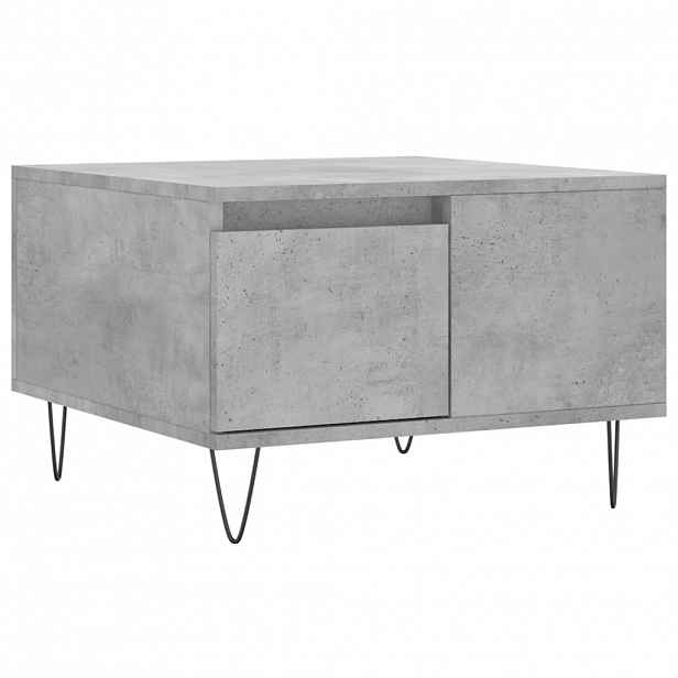 vidaXL Konferenční stolek betonově šedý 55x55x36,5 cm kompozitní dřevo
