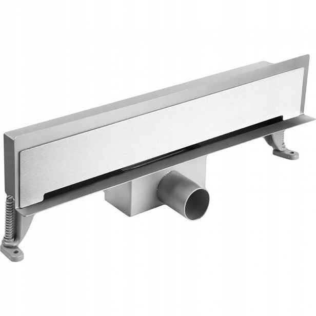 Burgo Laveo Inox Nerezová Ocel Nástěnná Lineární Odtok 40 CM