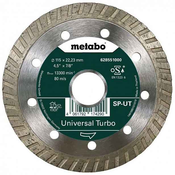 Metabo - Diamantový řezný kotouč na stavební materiály 115x22,23 mm 628551000
