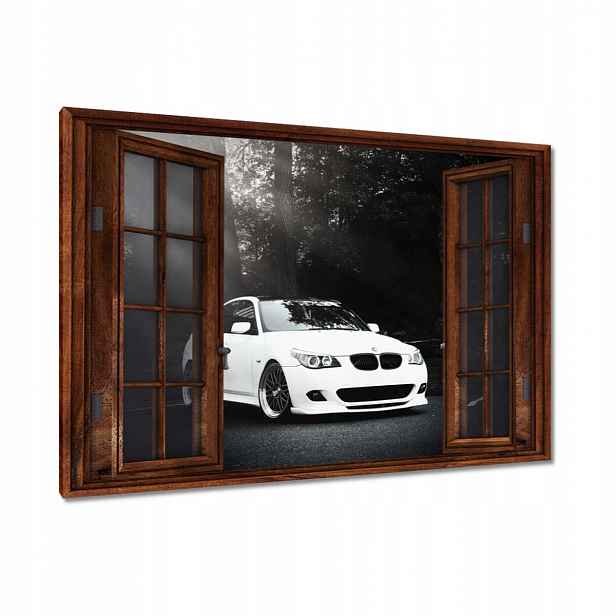 Obrazy 90x60 Bílé Bmw Šedé Auto