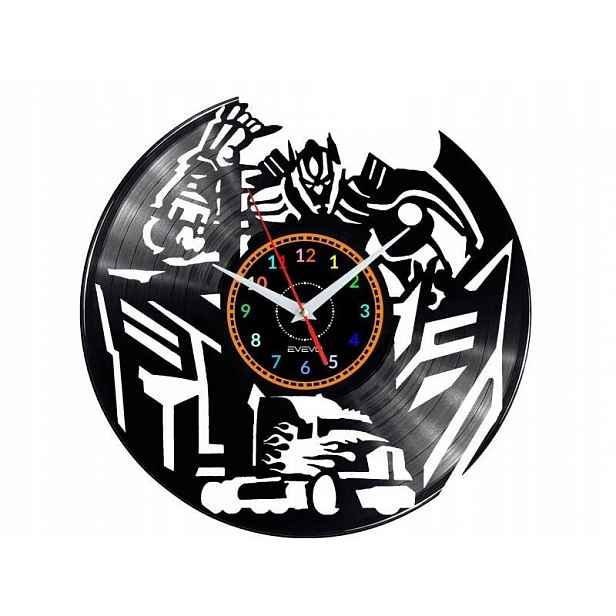 Transformers Dekorativní Nástěnné Hodiny Moderní Vinylová Deska Na