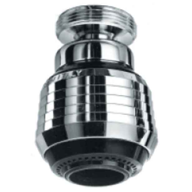 Itálie Perlátor s kloubem a s přepínací sprškou M24x1 - černý/chrom Italy Quality