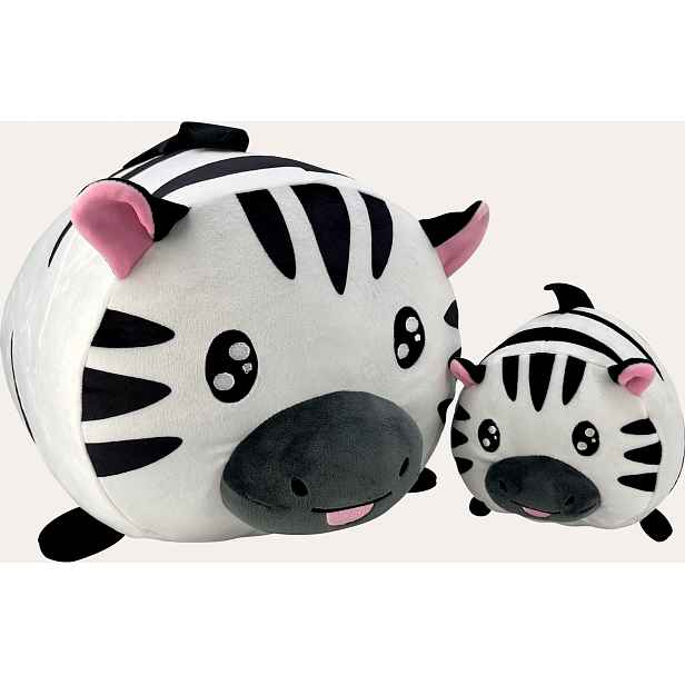 Magic Baby Maminka s mláďátkem Zebra - set plyšových hraček 20 a 40 cm