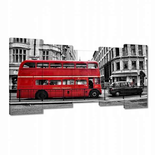 Obrazy 150x80 Červený autobus Londýn