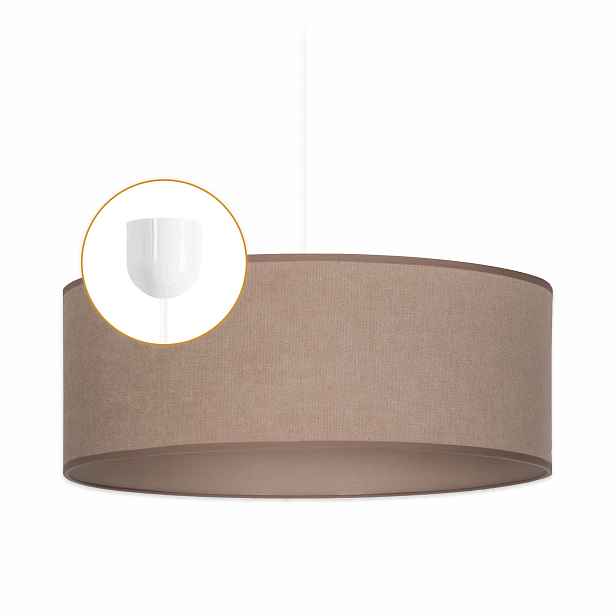 Závěsná Stropní Lampa Lustr Stínidlo Moderní Béžová Soft Led 40 cm E27