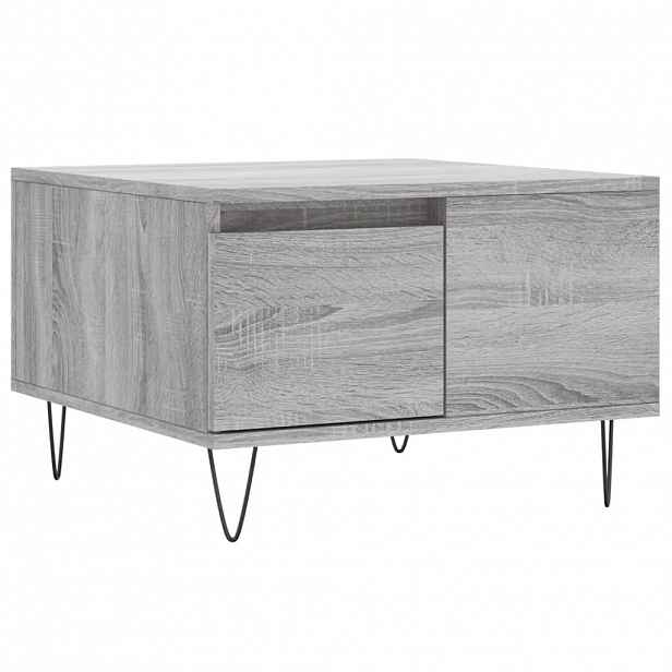 vidaXL Konferenční stolek šedý sonoma 55x55x36,5 cm kompozitní dřevo