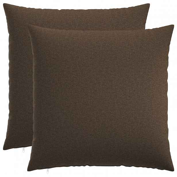 vidaXL Polštář s polštářem HEERLEN 2 ks Taupe Textil