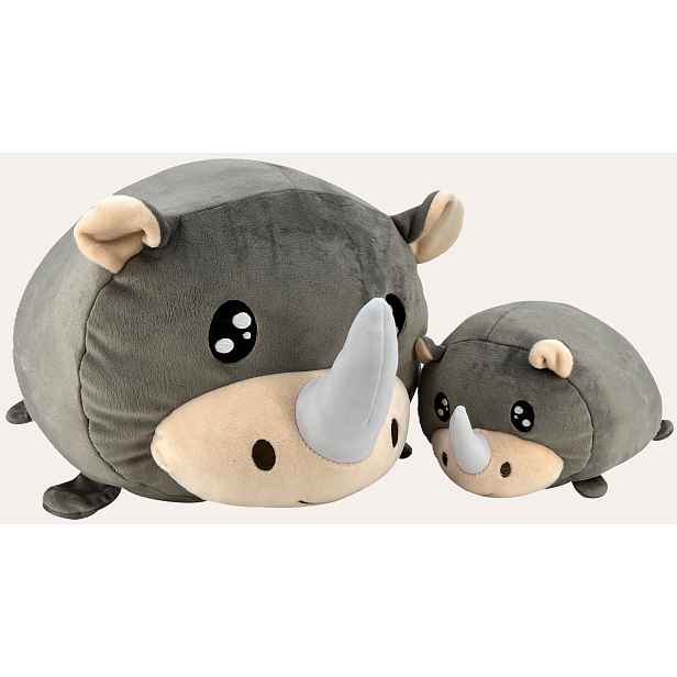Magic Baby Maminka s mláďátkem Nosorožec - set plyšových hraček 20 a 40 cm