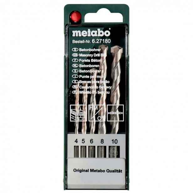 Metabo - 5dílná sada vrtáků do betonu 627180000