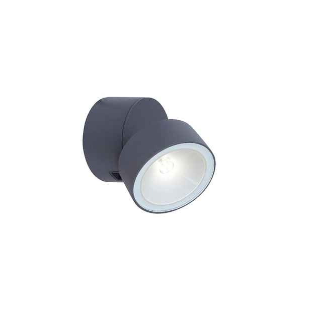 Fasádní lampa venkovní nástěnné Led 8W ip54 antracit Trumpet Lutec
