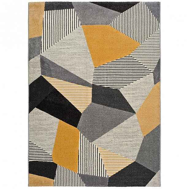 Oranžovo-šedý koberec Universal Gladys Sarro, 160 x 230 cm