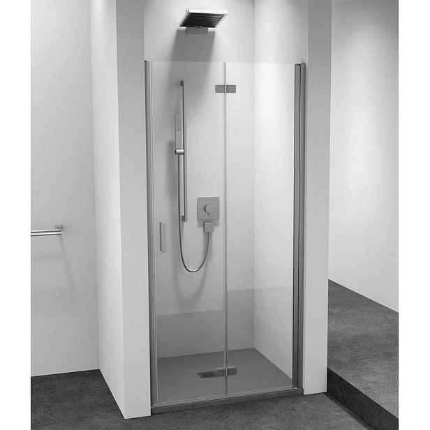 Polysan Zoom Line - Sprchové dveře 80x200 cm, pravé, Antidrop, čiré sklo/chrom ZL4815R-03