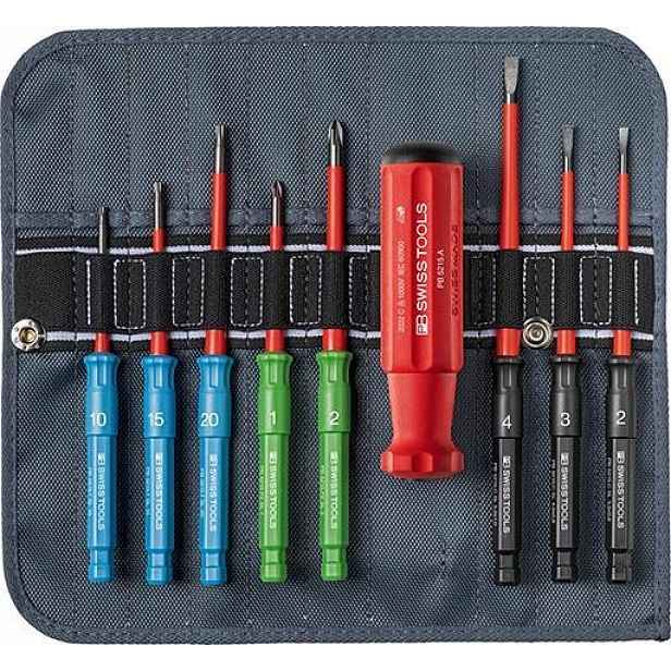Sada vyměnitelných trnů s hroty Vde PB5218.SU Classic Pb Swiss Tools