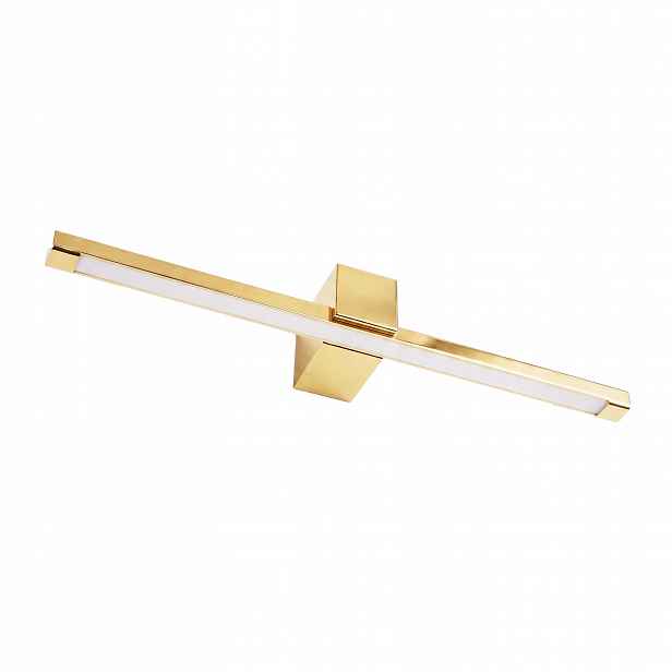 Koupelnová Nástěnná Lampa Nad Zrcadlo Led SWE044-1W 60 cm Zlatý Lesk