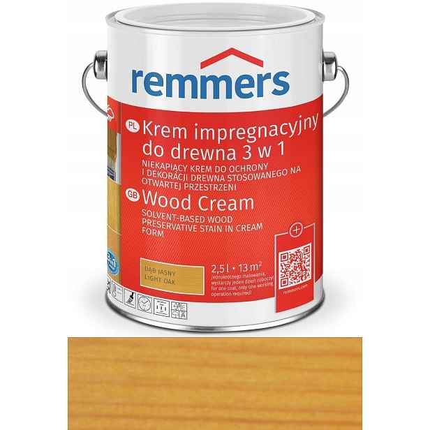 Remmers Holzschutz-Creme lazura 5L Dub světlý