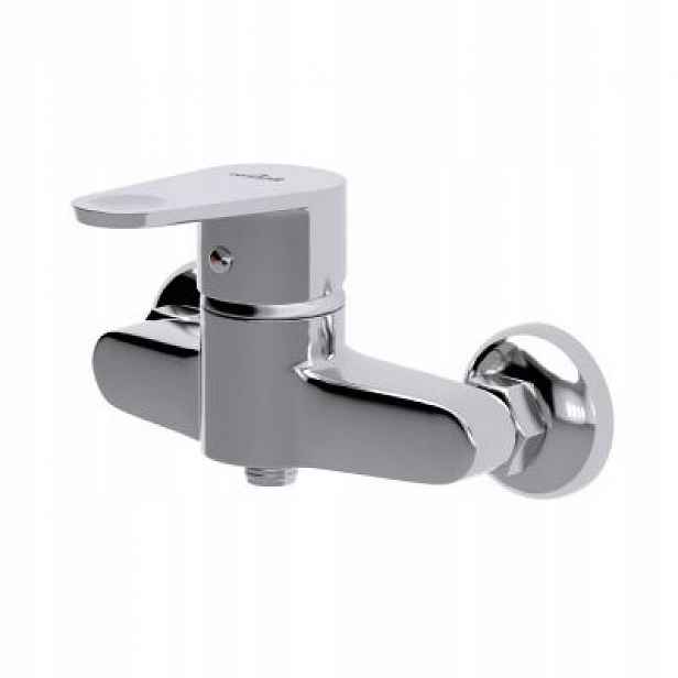 Tryska Silver Chrome Cari By Cersanit – Elegantní nástěnná baterie