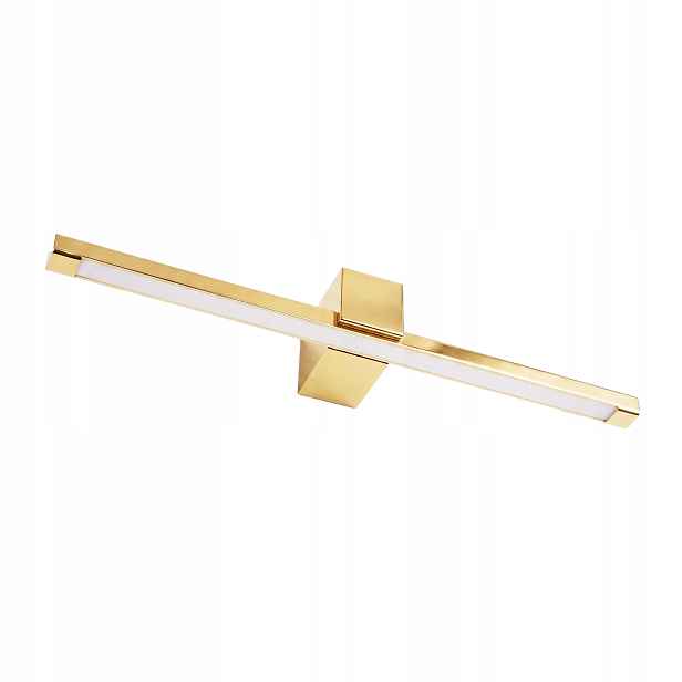 Koupelnová Nástěnná Lampa Nad Zrcadlo Led SWE044-1W 60 cm Zlatý Lesk