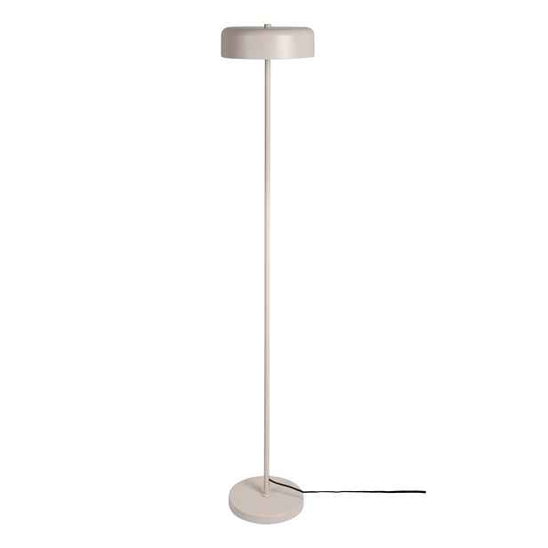 Béžová stojací lampa s kovovým stínidlem (výška 140 cm) Riqueza Palo – Leitmotiv