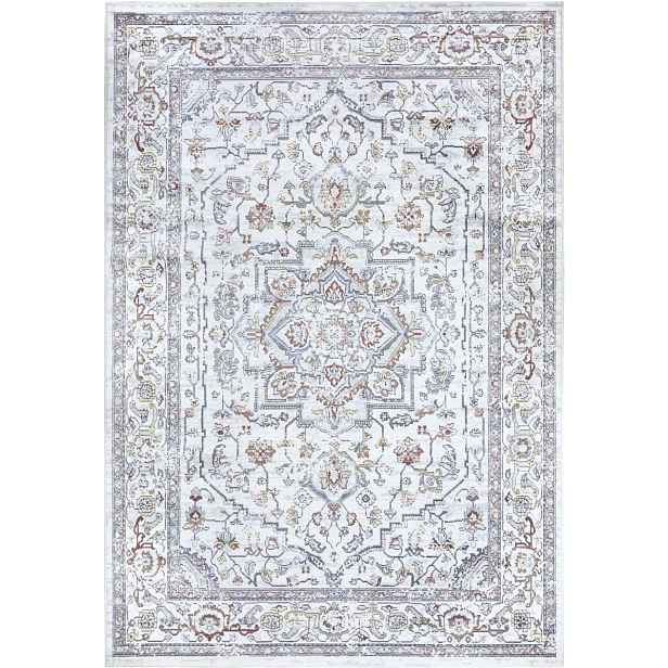 Koberec 200 x 290 cm tradiční, klasický vzor do obývacího pokoje, krémová vícebarevná barva