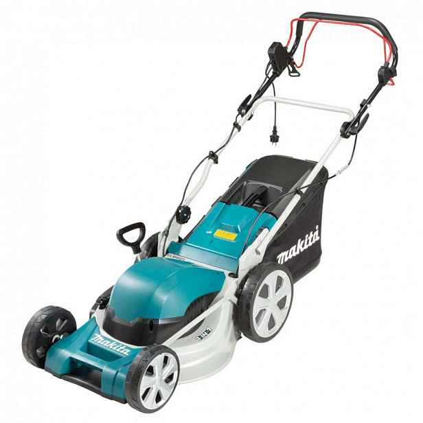 Makita - Elektrická sekačka na trávu 1800 W, záběr 46 cm, s pojezdem ELM4621