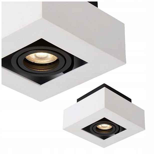 Stropní bodová lampa Reflektor Spot 1x GU10 50W Bílý Kov Casemiro