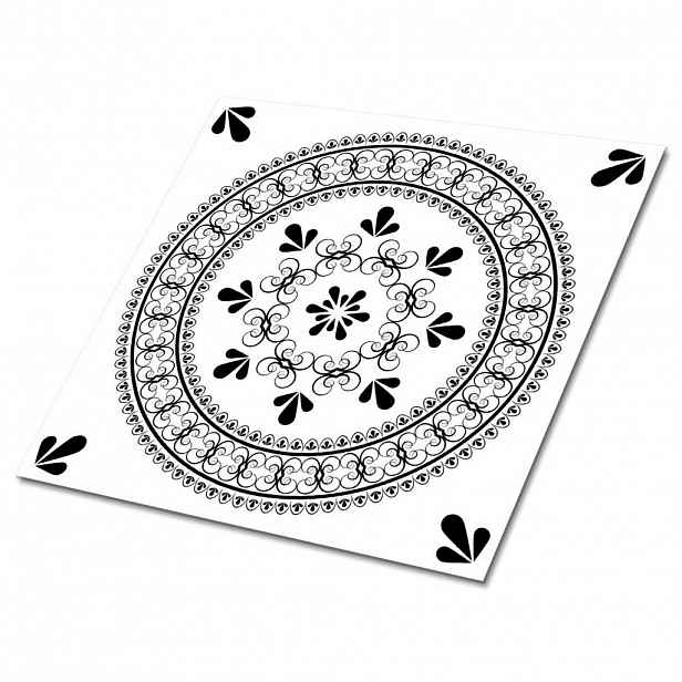 TULUP SAMOLEPICÍ OBKLADY NA STĚNU 9 ks 30x30 cm Orientální vzor