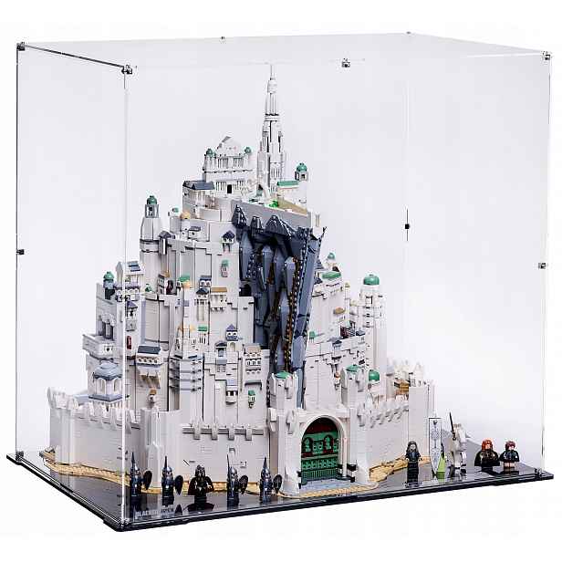 Vitrína Blacked Brick pro Lego 11377 Icons Pán prstenů: Minas Tirith