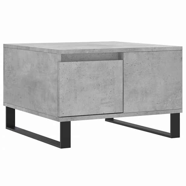 vidaXL Konferenční stolek betonově šedý 55x55x36,5 cm kompozitní dřevo