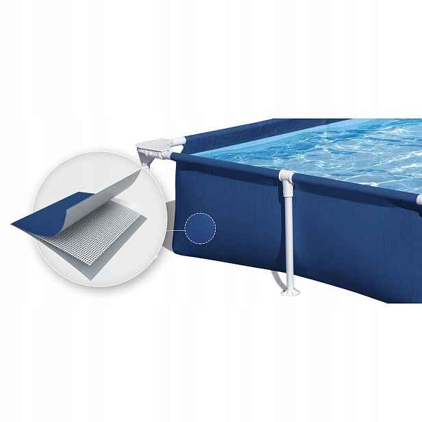 Bazén Rámový Obdélníkový Zahradní Velký Rodinný Léto 221X150X43 Bestway