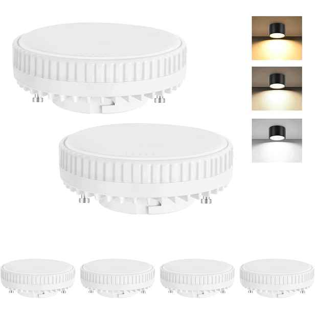 Led žárovky GX53 7W 800lm 3CCT 3000-6500K 230V nábytkové 6 Kusů GeyouLux