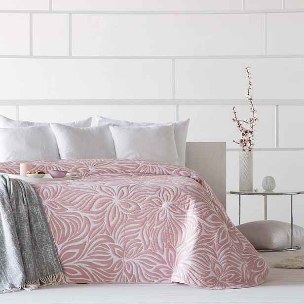 Přehoz přes postel OPERA růžový dvojlůžko