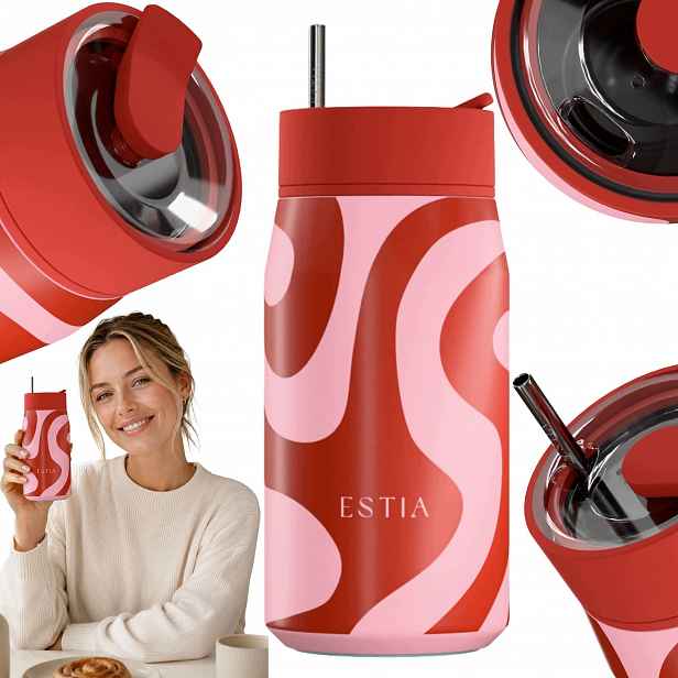 Termohrnek 360 ml Vzduchotěsný do auta S Sebou, teplé studené nápoje do 24 hodin
