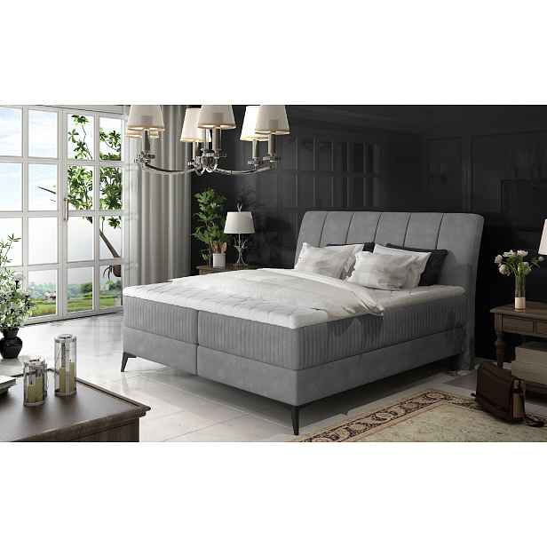 Boxspring Aderito Barva korpusu: Paros 5, Rozměr: 140 x 200 cm