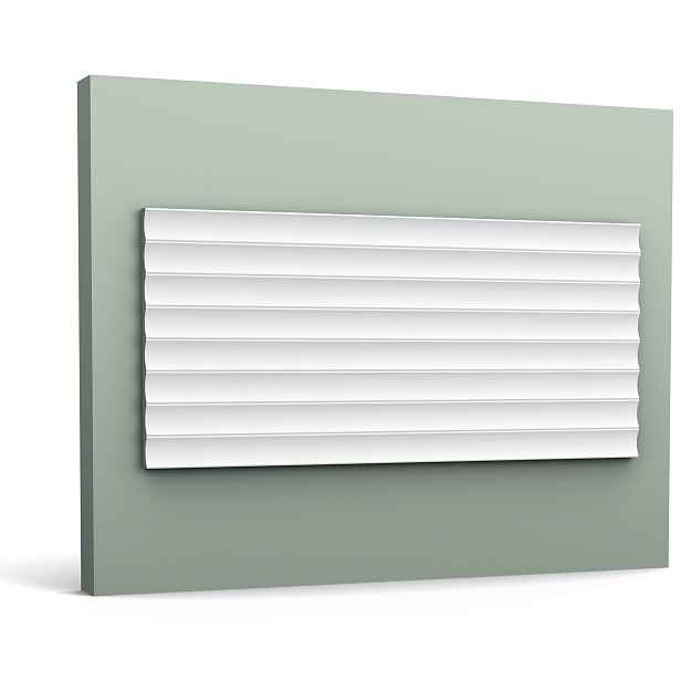 ORAC dekorační prvek W109, 3d panel 200x25x1,3 cm, bílá, ORAC Decor