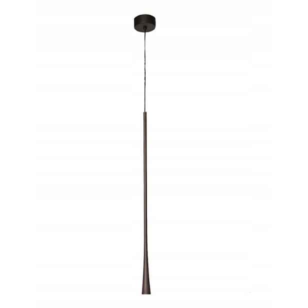 Stropní Svítidlo Závěsná Lampa Hnědá Led Pw 7 W 3000K IP20 145 cm