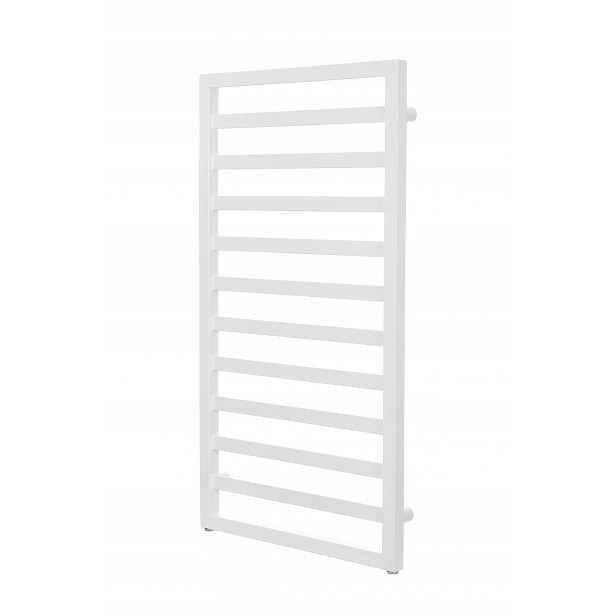 Žebříkový radiátor Vinolli Vodní rám 446 W 980 x 530 mm Bílý Mat