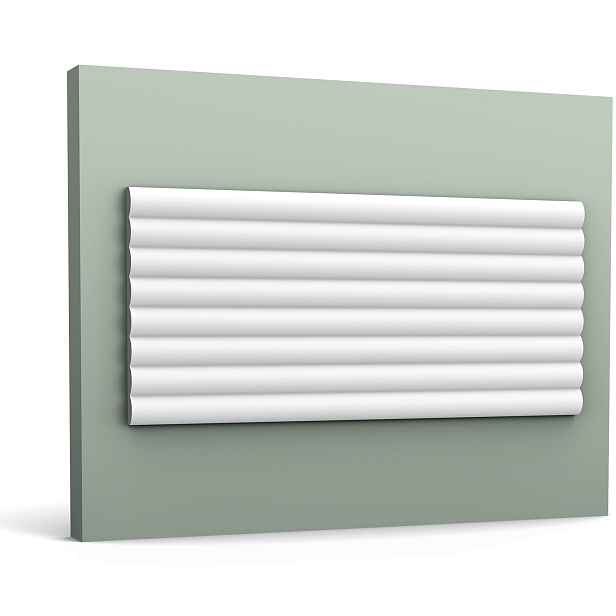 ORAC dekorační prvek W110, 3d panel 200x25x1,6 cm, bílá, ORAC Decor