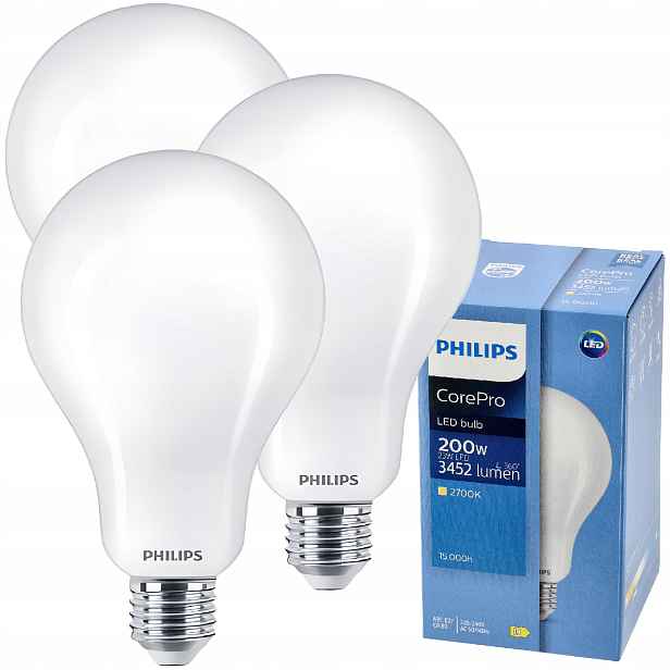 Philips Led žárovka E27 23W 200W 3452lm 2700K EyeComfort CorePro 3x