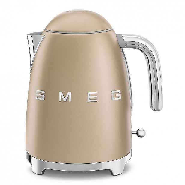 Rychlovarná konvice Smeg 50´s Retro Style, zlatá mat, KLF03CHMEU