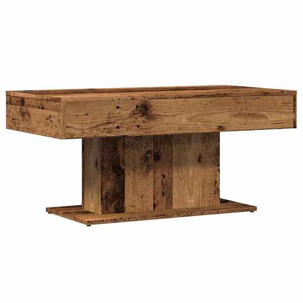 vidaXL Konferenční stolek staré dřevo 96 x 50 x 45 cm, umělé dřevo