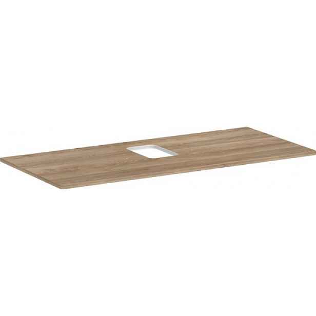 Deska pod umyvadlo Hansgrohe Xelu Q 118x1,6x55 cm přírodní dub 54122230