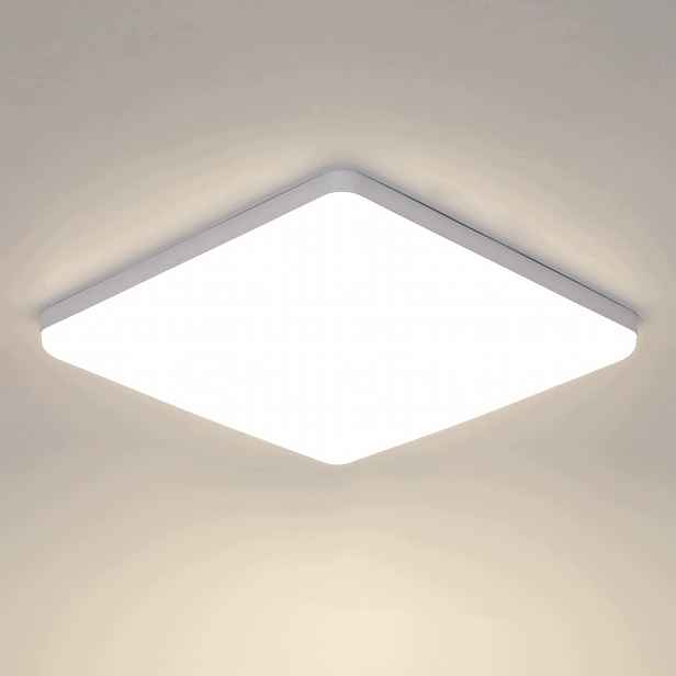 Lampa Lazienkowa Sufitowa Plafon Led Biały Nowoczesna Salonu 4500K 43W