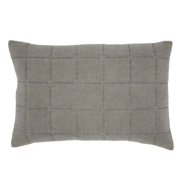 Latté povlak na polštář s opraným vzhledem Aix Vintage – 60*40 cm Chic Antique
